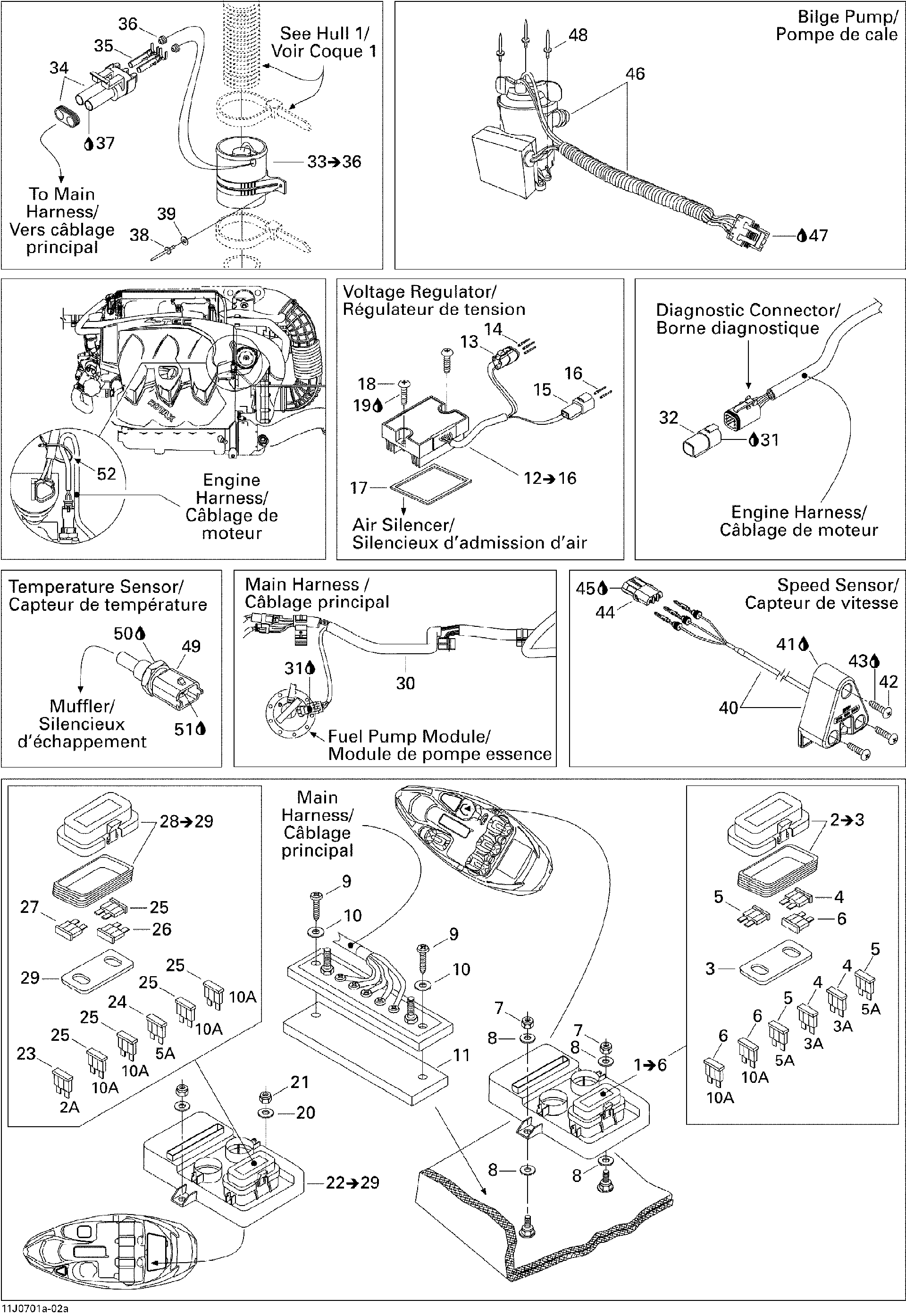 Sea-Doo MAIN Harness, OEM Part # 204471124