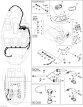 Sea-Doo LH Switch Panel, OEM Part # 204471301