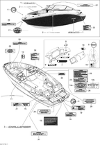 Sea-Doo Power Capacity Label, OEM Part # 204901612