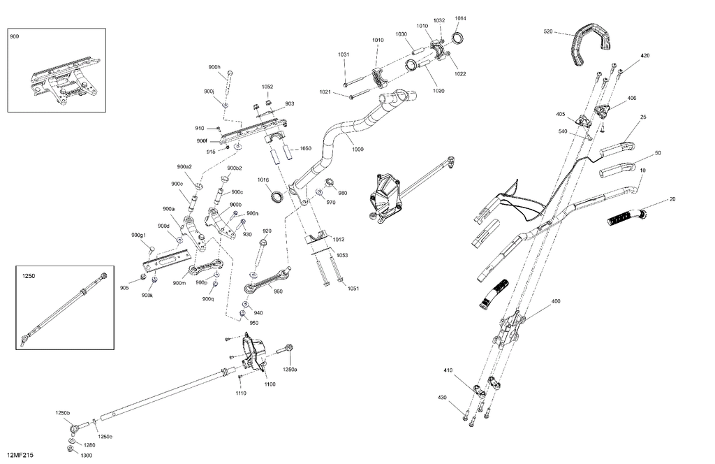Fits 2008-2026 Ski-Doo Asia - FREERIDE - STD - 850 E-TEC Turbo R - VDTR - Scandi HEX Screw M8 X 85, OEM Part # 207088544 - schematic diagram