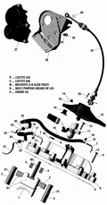 Fits 2018 Ski-Doo 3A- SUMMIT 850 E-TEC / 3B- SUMMIT 850 E-TEC Screw-hex.cap DIN.933, OEM Part # 207151044 - schematic diagram