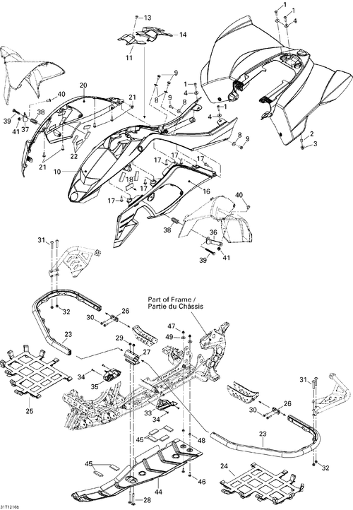 Fits 2009-2015 Can-Am DS 450EFI Xxc / DS 450EFI Xmx Carriage BOLT M8 X 80, OEM Part # 207788036 - schematic diagram