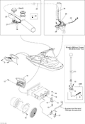 Fits 1999-2011 Sea-Doo 150 Speedster 155 / 150 Speedster 255 Phillips Screw M6 X 20, OEM Part # 208462060 - schematic diagram