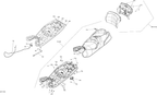 Fits 2019 Can-Am 003 - RT LTD SE6 KIT Backrest Passenger ASM, OEM Part # 219800455 - schematic diagram