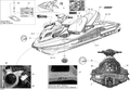 Sea-Doo RH Storage Decal, OEM Part # 219902877