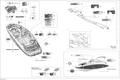 Sea-Doo Decal Switche Center, OEM Part # 219903370