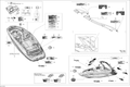 Sea-Doo Front DECK Graphic, OEM Part # 219903601
