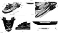 Fits 2014-2015 Sea-Doo WAKE PRO 215 Decal, WAKE 2, OEM Part # 219904322 - schematic diagram