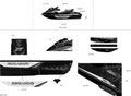 Fits 2015 Sea-Doo RXT 260 & RS LH REAR Decal, OEM Part # 219904607 - schematic diagram