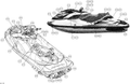 Fits 2016-2017 Sea-Doo RXP / RXT Decal Wrist Position LEFT, OEM Part # 219904830 - schematic diagram