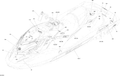 Fits 2018 Sea-Doo 1- RXP 300 IBR LEFT Decal, OEM Part # 219905073 - schematic diagram