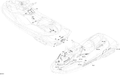 Fits 2018 Sea-Doo 3- GTI 155 Front Decal Lateral LEFT, OEM Part # 219905138 - schematic diagram