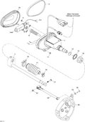 Fits 2007-2011 Sea-Doo RXP-X 255 & RS / RXP-X 255 and 255 RS HEX. Screw M6 X 35, OEM Part # 250000173 - schematic diagram