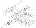 Fits 2010-2012 Ski-Doo Freeride 137 & 146 & 154 800RETEC XP HEX. Screw M10 X 55 Scotch, OEM Part # 250000469 - schematic diagram