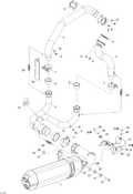 Fits 2008-2010 Can-Am Spyder RS Roadster SE5 / Spyder RS Roadster SM5 HEX HEAD PIPE PLUG M10 DIN, OEM Part # 250100087 - schematic diagram