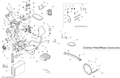 Fits 2009-2013 Can-Am Spyder RS_RSS SE5 / Spyder RS_RSS SM5 HEX Coupling NUT M6 X 1.0, OEM Part # 250100117 - schematic diagram