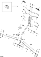 Fits 2011-2013 Ski-Doo EXPEDITION SPORT 550F XP Elastic Locking NUT M10, OEM Part # 250100132 - schematic diagram