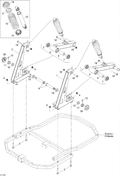 Fits 2008-2012 Can-Am Accessory / Spyder RT-Trailer FLAT Washer, OEM Part # 250200093 - schematic diagram