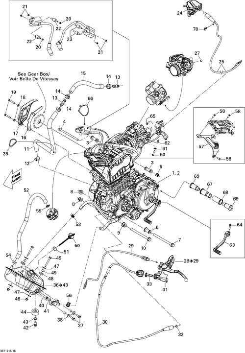 Fits 2009-2015 Can-Am DS 450EFI STD / DS 450EFI Xxc FLAT Washer, OEM Part # 250200099 - schematic diagram