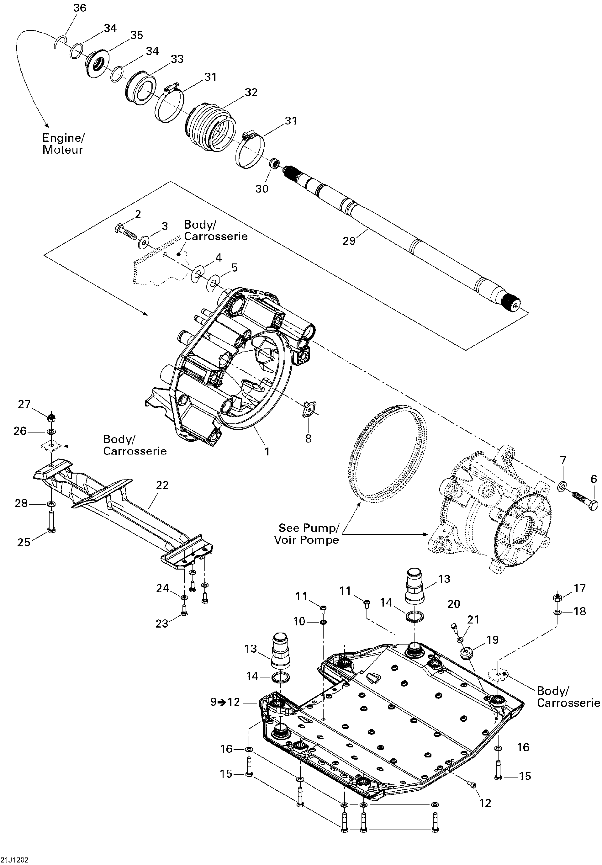 Fits 2009-2012 Sea-Doo 150 Speedster 260 / 180 Challenger & Challenger SE 215 Sealing Washer, OEM Part # 250200106 - schematic diagram