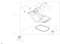 Fits 2012-2014 Sea-Doo RXP-X 260 & RS Seat,corner FR, OEM Part # 269002447 - schematic diagram
