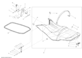 Fits 2014-2015 Sea-Doo WAKE PRO 215 SEAT Strap, OEM Part # 269002795 - schematic diagram
