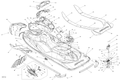 Fits 2011-2013 Sea-Doo WAKE 155 / GTI 130 LH Cosmetic Panel Viper RE, OEM Part # 269501828 - schematic diagram