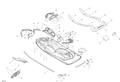 Fits 2016 Sea-Doo GTI-GTR-GTS LH Cosmetic Panel, Maldive, OEM Part # 269502188 - schematic diagram