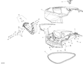 Fits 2018 Sea-Doo 3- GTI 155 Storage Cover, OEM Part # 269502337 - schematic diagram