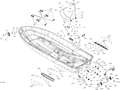 Fits 2016-2017 Sea-Doo Wake PRO / GTX Anstrap Anchor, OEM Part # 270000976 - schematic diagram