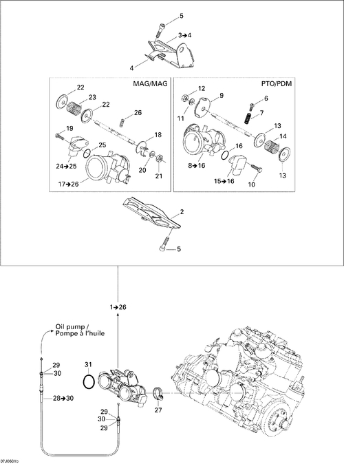 Sea-Doo IDLE Screw, OEM Part # 270600084