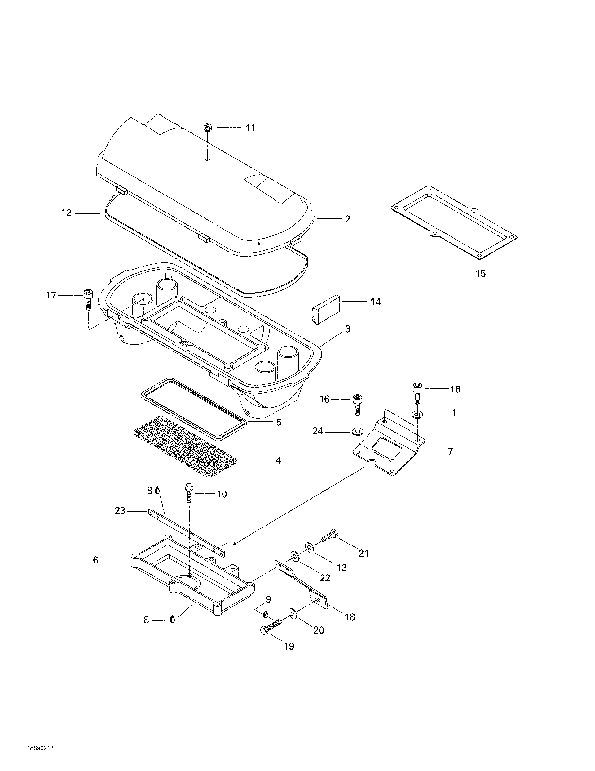 Sea-Doo Isolator Rubber, OEM Part # 273000020