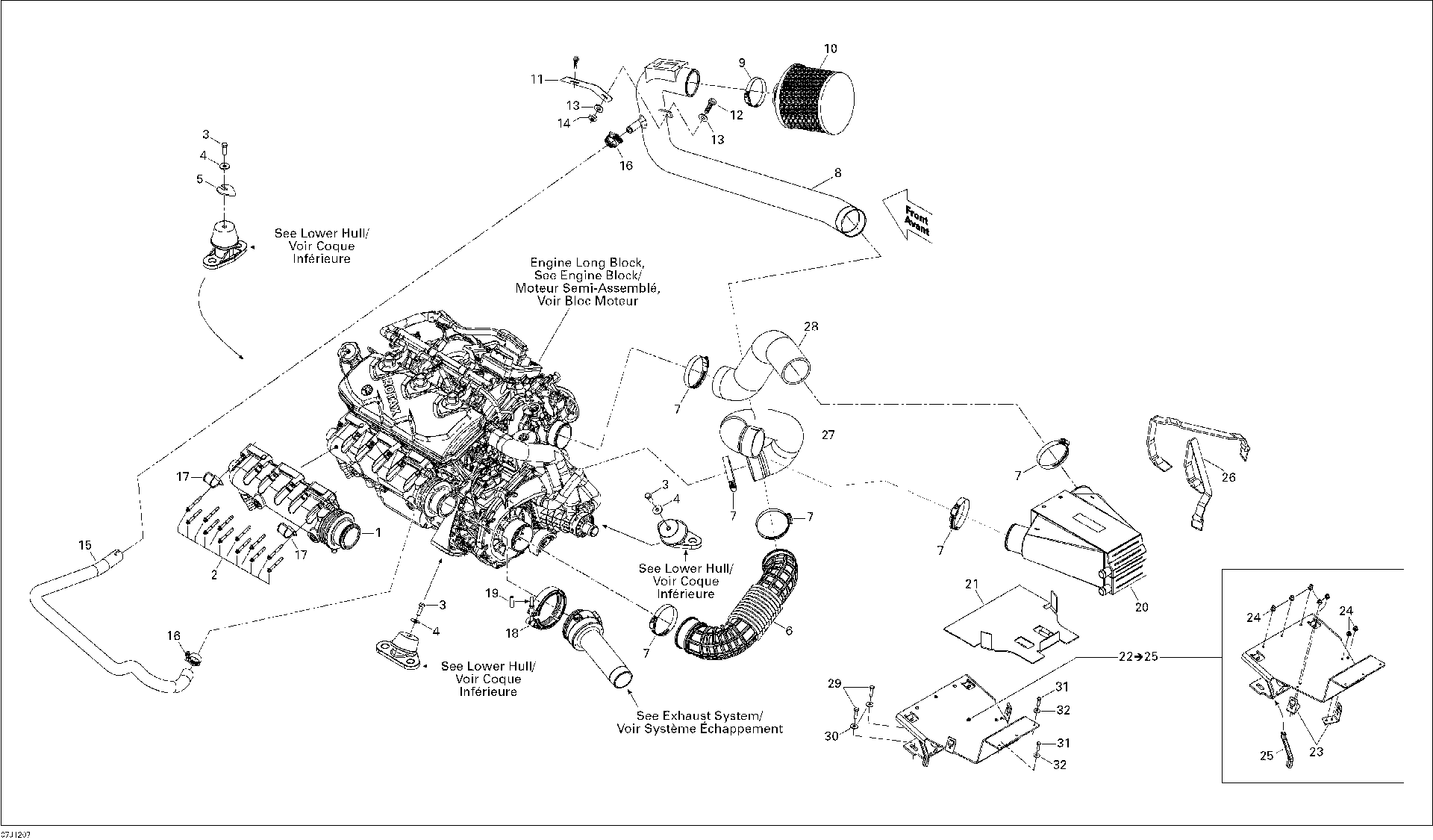Sea-Doo Outlet HOSE, OEM Part # 273000308