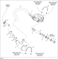 Sea-Doo Exhaust HOSE, OEM Part # 274001471