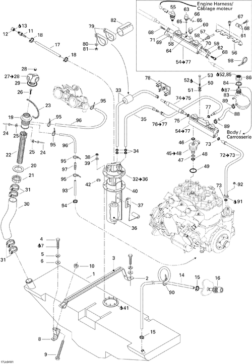 Sea-Doo Spacer, OEM Part # 275500465