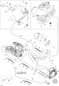 Sea-Doo Formed HOSE, OEM Part # 275500672