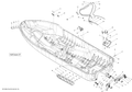 Fits 2009-2015 Sea-Doo GTX 155 / GTX LTD 215 Strap CLIP 90°, OEM Part # 275500743 - schematic diagram