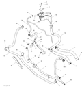 Fits 2012 Sea-Doo GTX 215 / GTX LTD iS 260 Formed HOSE, OEM Part # 276000305 - schematic diagram