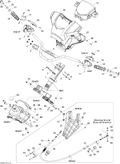 Sea-Doo Steering STEM, OEM Part # 277001507