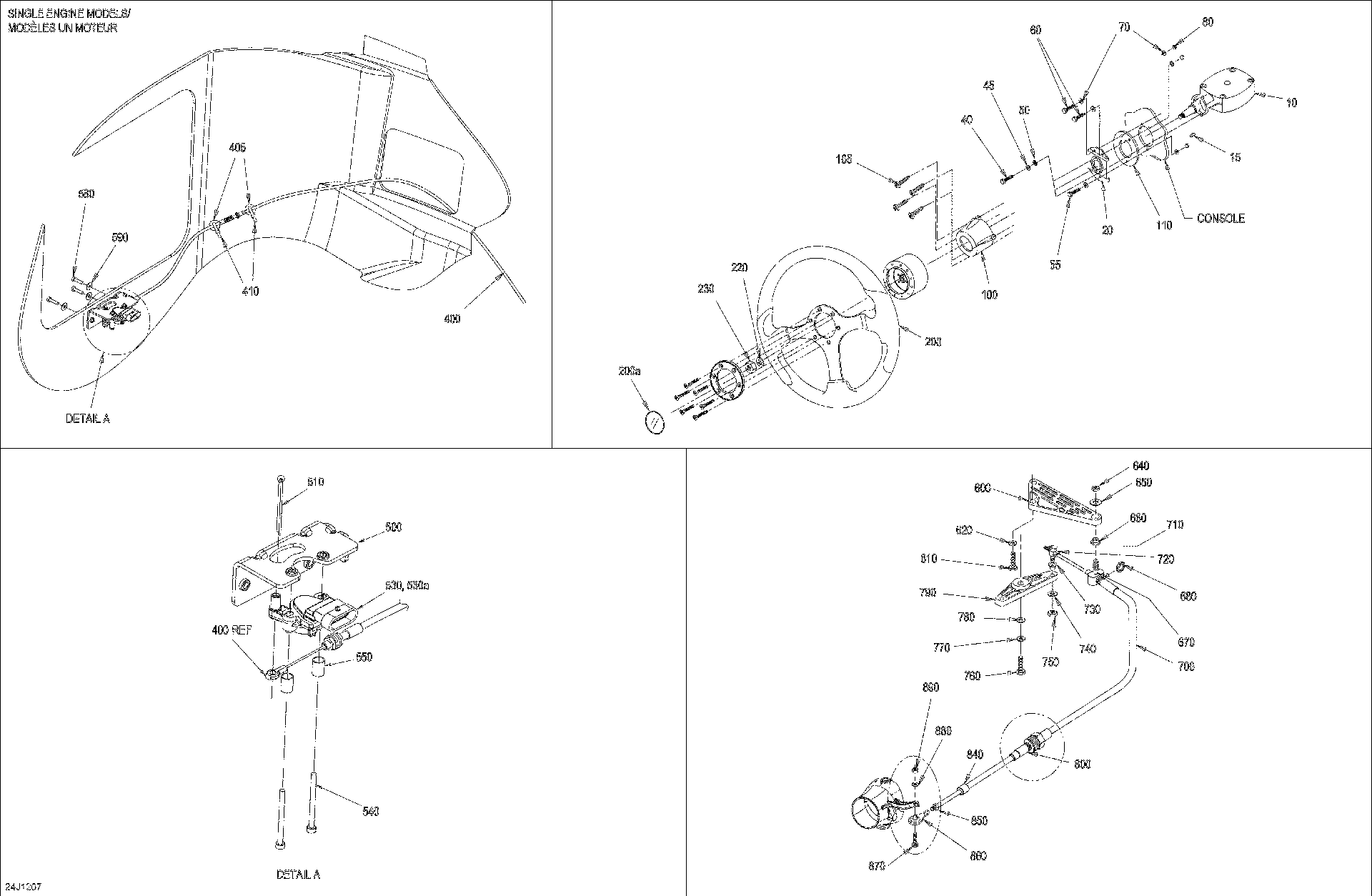 Sea-Doo SHIM Steering, OEM Part # 277001868
