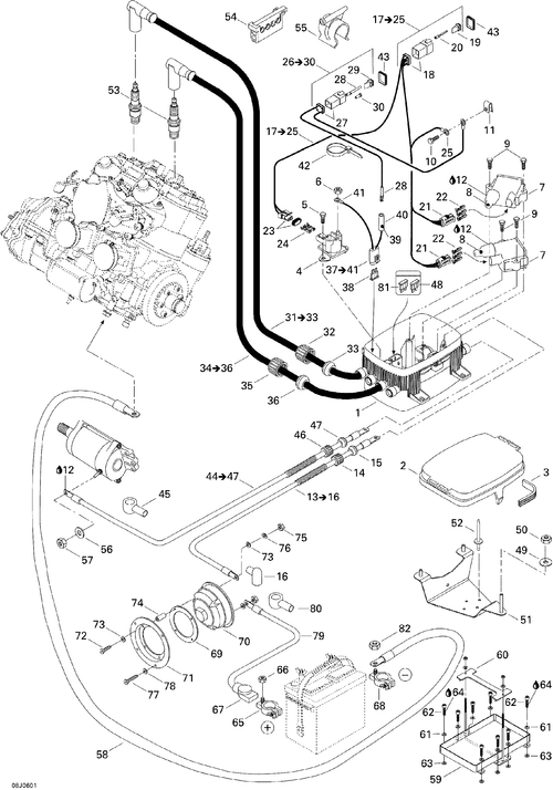 Fits Sea-Doo Female Terminal, OEM Part # 278001468