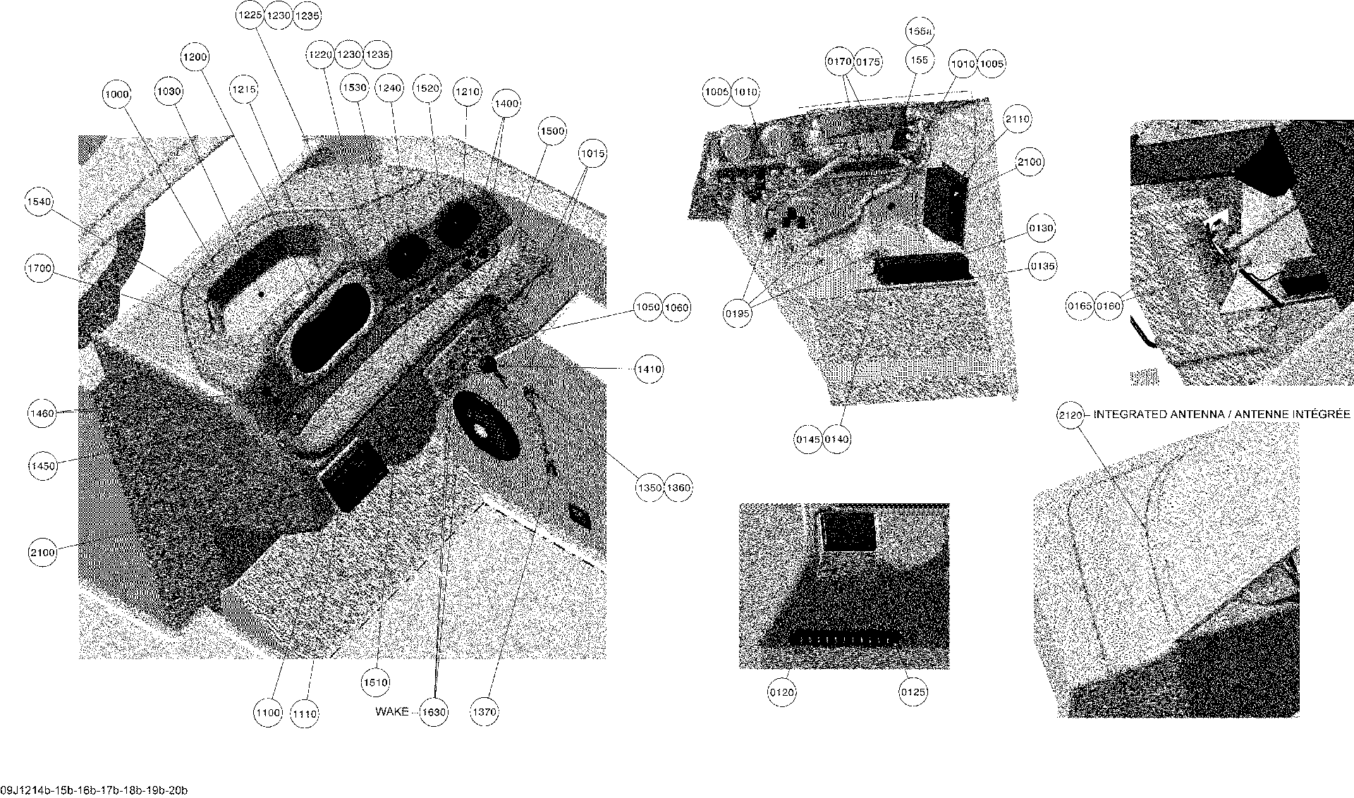 Fits Sea-Doo Stereo Panel, OEM Part # 278002546