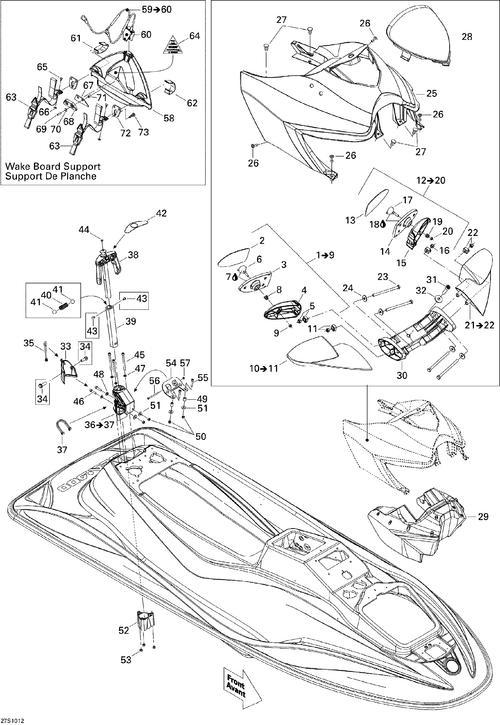 Fits Sea-Doo Strap ASM, OEM Part # 291002029