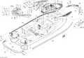 Fits 2010 Sea-Doo RXT 215 LH Front Cover ASM, OEM Part # 291002944 - schematic diagram