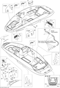 Fits Sea-Doo Carpet Aft/stbd, OEM Part # 291003317