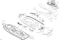 Fits 2016-2017 Sea-Doo RXT LH Cosmetic, OEM Part # 291004170 - schematic diagram