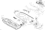 Fits 2016-2017 Sea-Doo Wake PRO ANTI SLIP MAT REAR L, OEM Part # 291004361 - schematic diagram