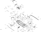 Fits 2017 Sea-Doo RXP Cosmetic, OEM Part # 291004416 - schematic diagram