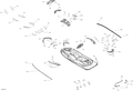 Fits 2018 Sea-Doo 3- GTI 155 ANTI SLIP MAT DECK, OEM Part # 291004760 - schematic diagram