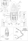 Fits 2010-2012 Sea-Doo 150 Speedster 155 / 150 Speedster 260 HULL Insert 41 MM, OEM Part # 292000975 - schematic diagram